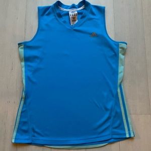 Cute Blue Adidas Athletic Tank Top Medium
